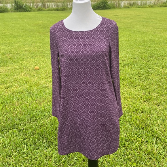 Prana Cece Purple Geo Dress - Picture 2 of 11